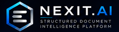 NEXIT.AI — Structured Document Intelligence Platform